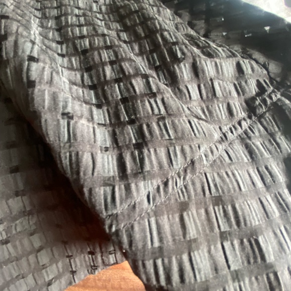 Textured A-Line Dress, Brand New, Size M, Black, Anthropologie - Picture 4 of 9